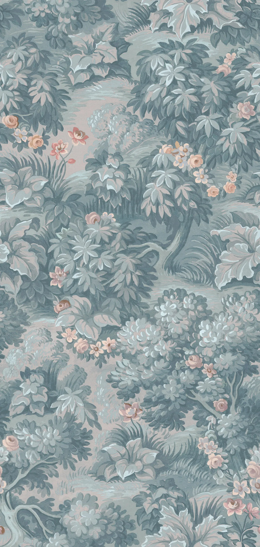 The Path, Lightblue Mural Wallpaper