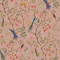 Songbirds, Pink Mural Wallpaper - pure wallpaper artwork