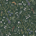 Songbirds, Emerald Mural Wallpaper - pure wallpaper artwork