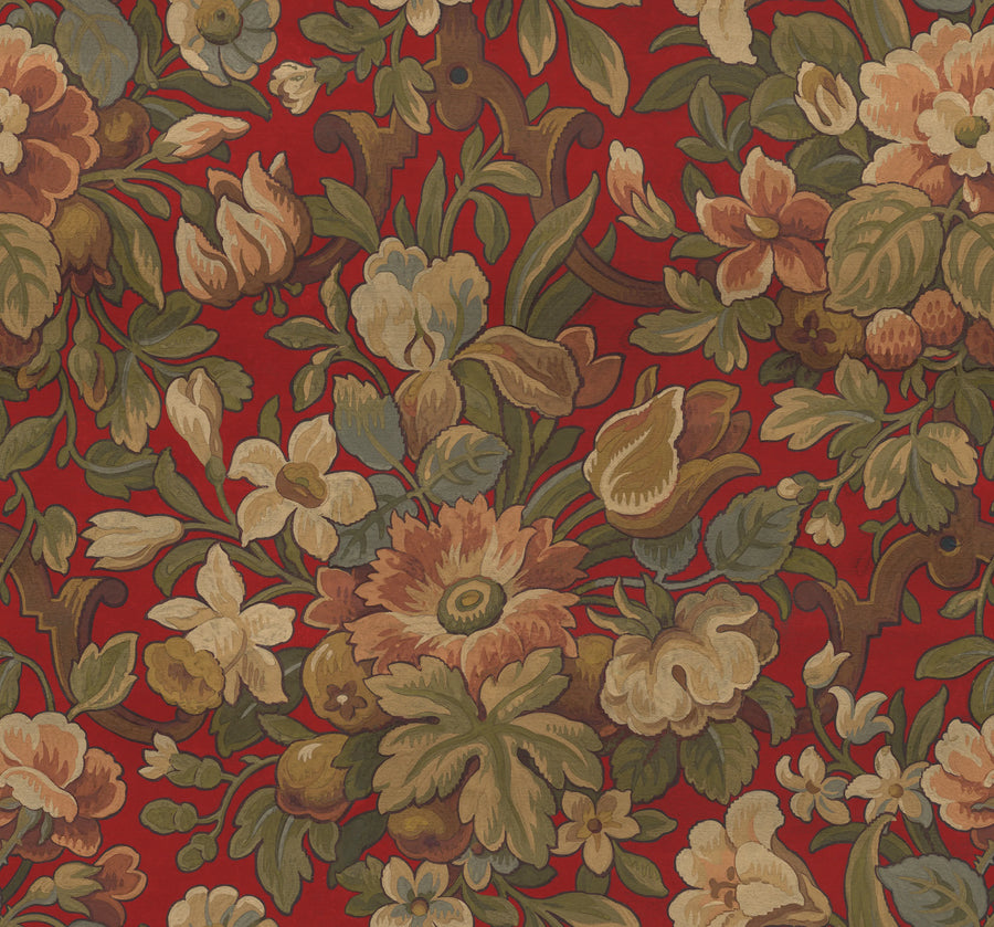 Vintage Garden, Velvet Mural Wallpaper