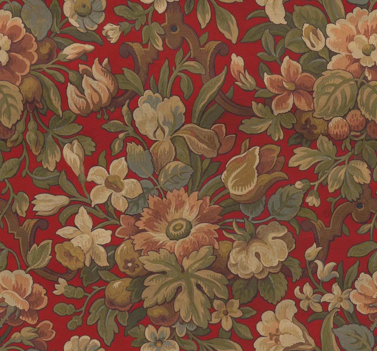Vintage Garden, Velvet Mural Wallpaper - pure wallpaper artwork