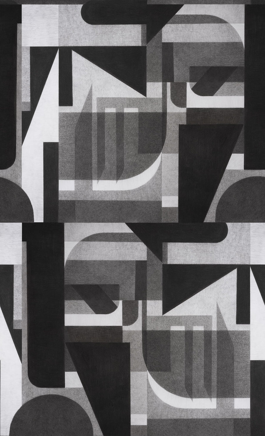Vaasa, Graphite Mural Wallpaper