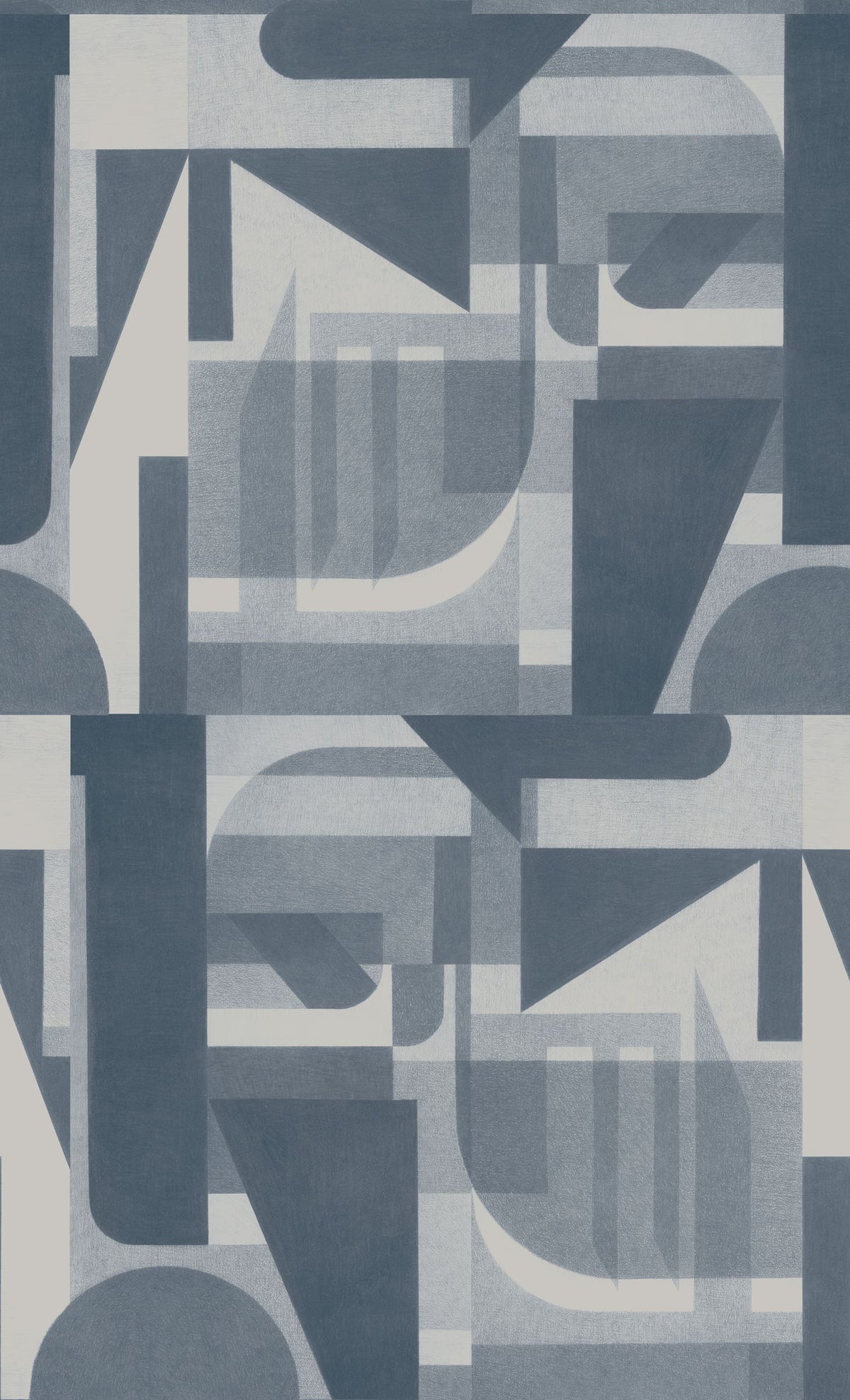 Vaasa, Blue Mural Wallpaper - pure wallpaper artwork