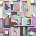 Caroline, Pastel Mural Wallpaper - pure wallpaper artwork
