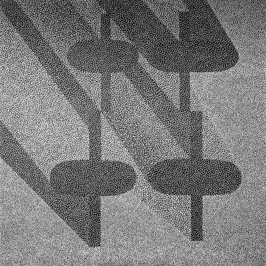 Birdseye, Graphite Mural Wallpaper