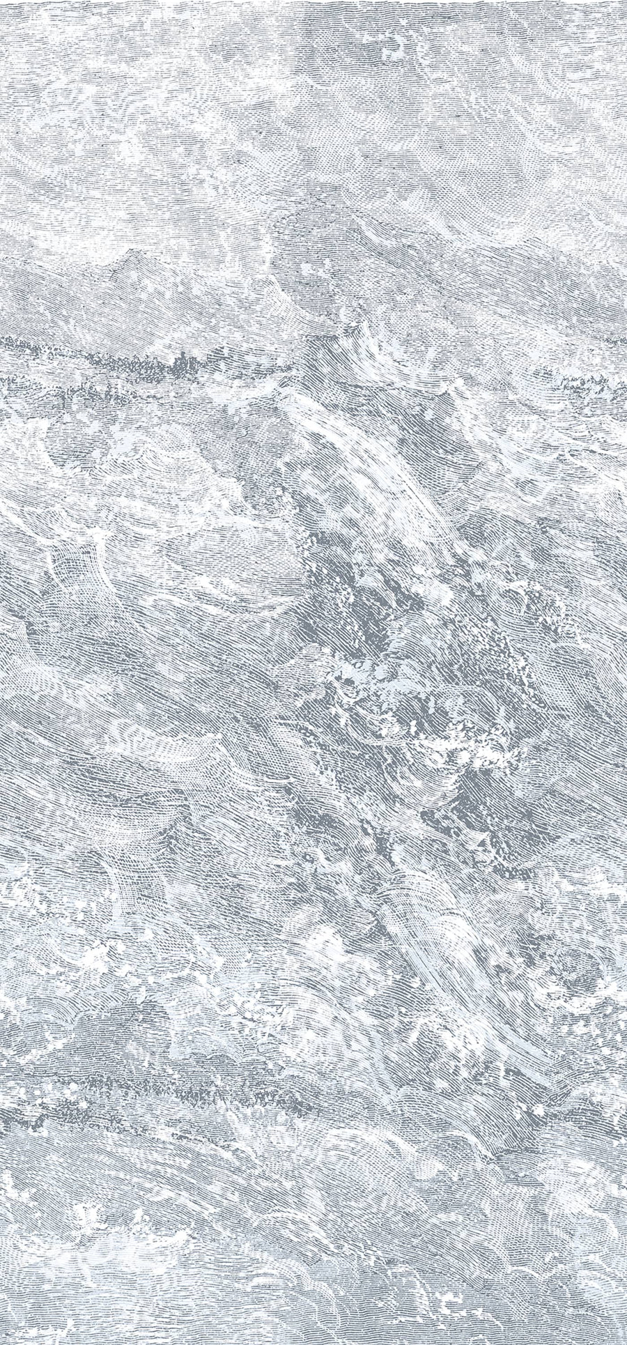 Breeze Blue Mural Wallpaper