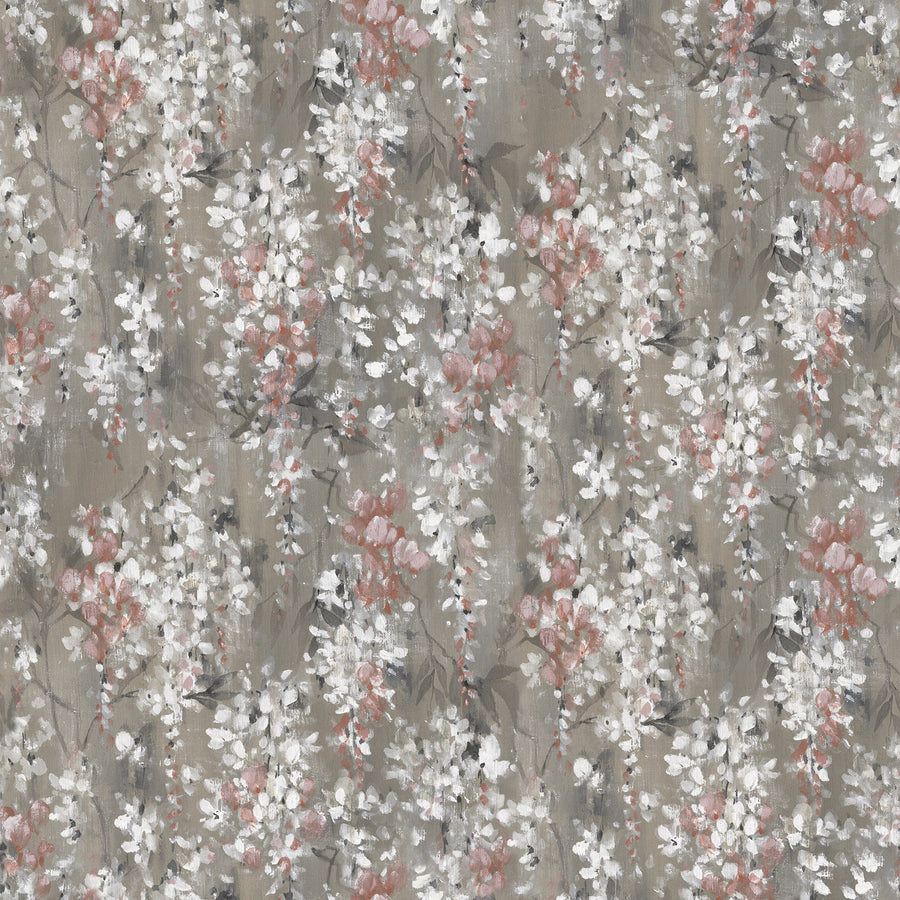 Wisteria, Linen Mural Wallpaper