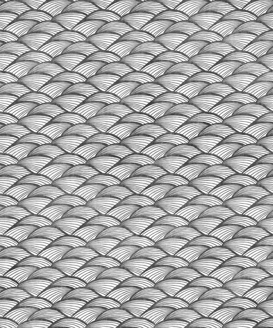 Ripple Graphite Mural Wallpaper
