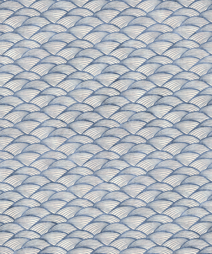 Ripple Blue Mural Wallpaper