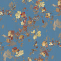 Blooming Garden, Turquoise Mural Wallpaper - pure wallpaper artwork