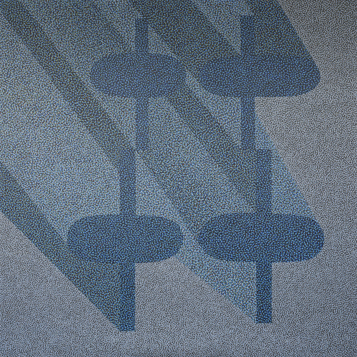 Birdseye, Blue Mural Wallpaper - pure wallpaper artwork
