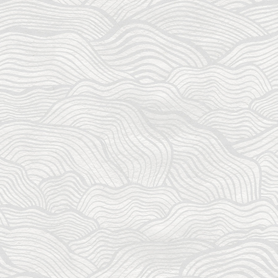 Soft Clouds, Pearl Mural Wallpaper
