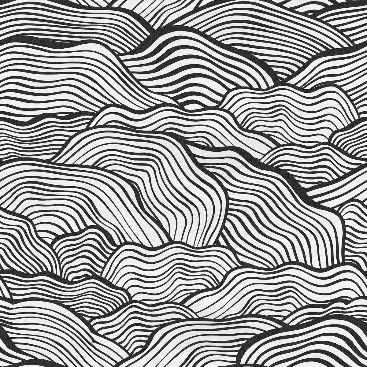 Soft Clouds Graphite Mural Wallpaper - pure wallpaper artwork
