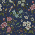 Grandiflora, Blue Mural Wallpaper - pure wallpaper artwork