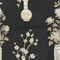 Japanese Vases Graphite Mural Wallpaper - pure wallpaper artwork