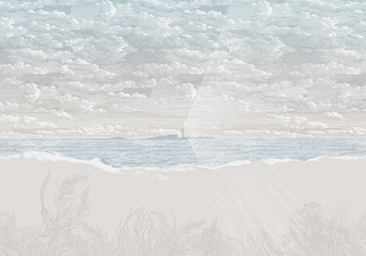 Guiding Light, Seaweed Mural Wallpaper - pure wallpaper artwork