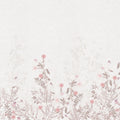 Stormy Meadow, Dusty Pink Mural Wallpaper - pure wallpaper artwork