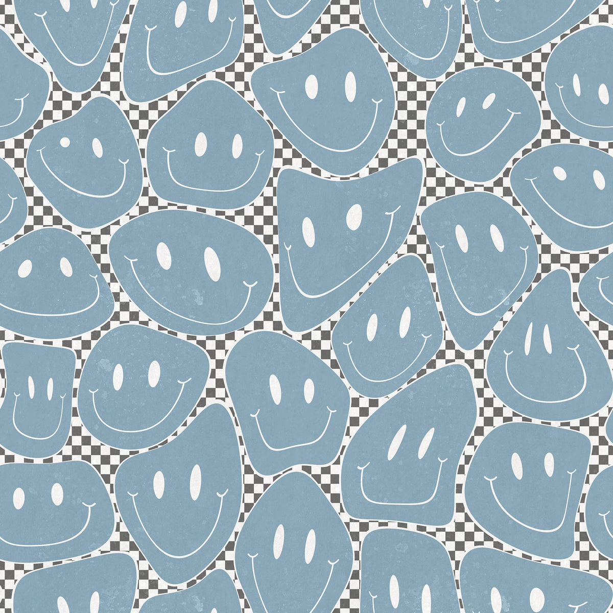 Happy Rebel, Blue Chess Mural Wallpaper - pure wallpaper artwork