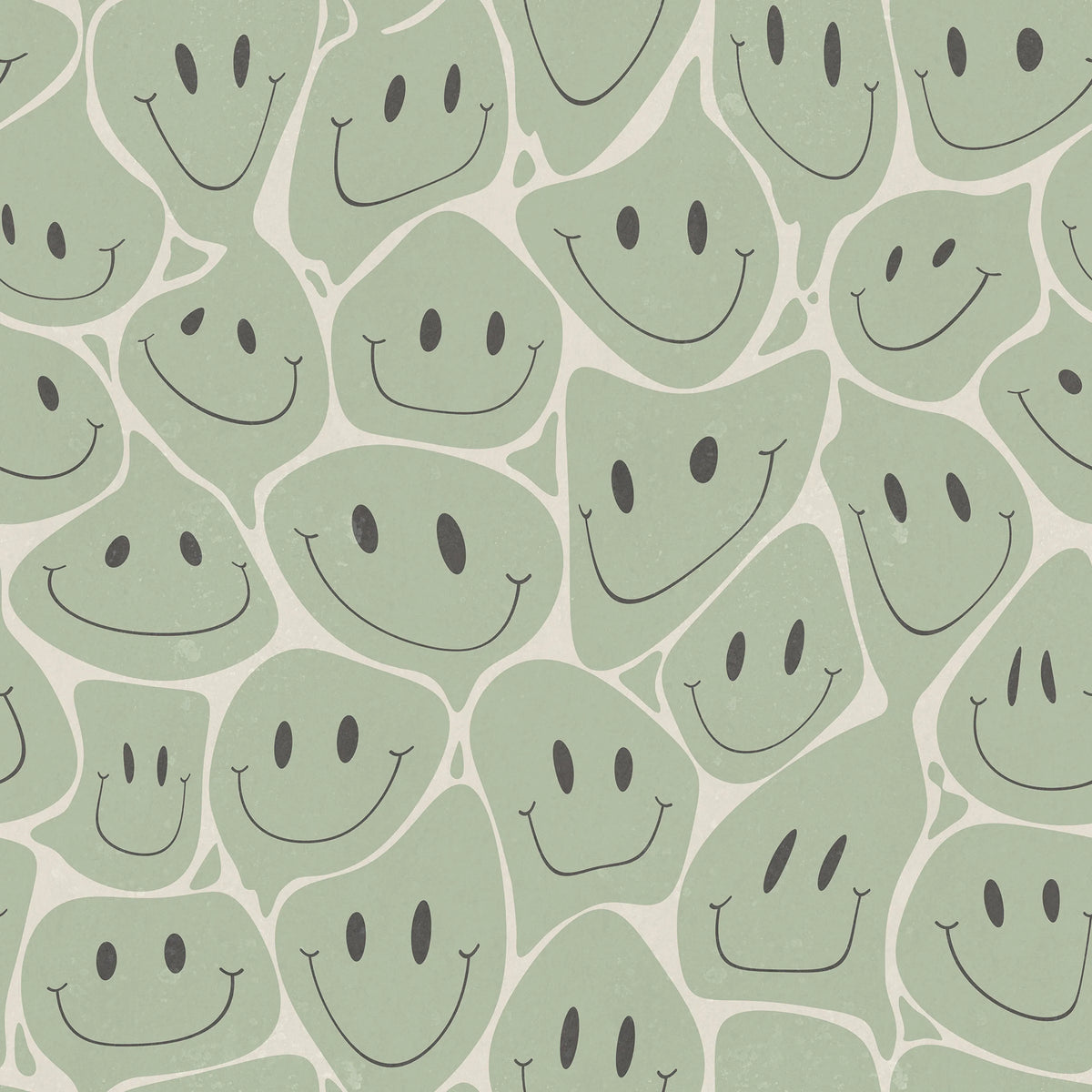 Happy Rebel, Green Mural Wallpaper - pure wallpaper artwork