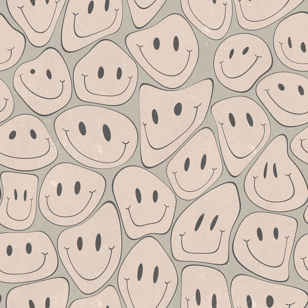 Happy Rebel, Soft Pink Mural Wallpaper - pure wallpaper artwork