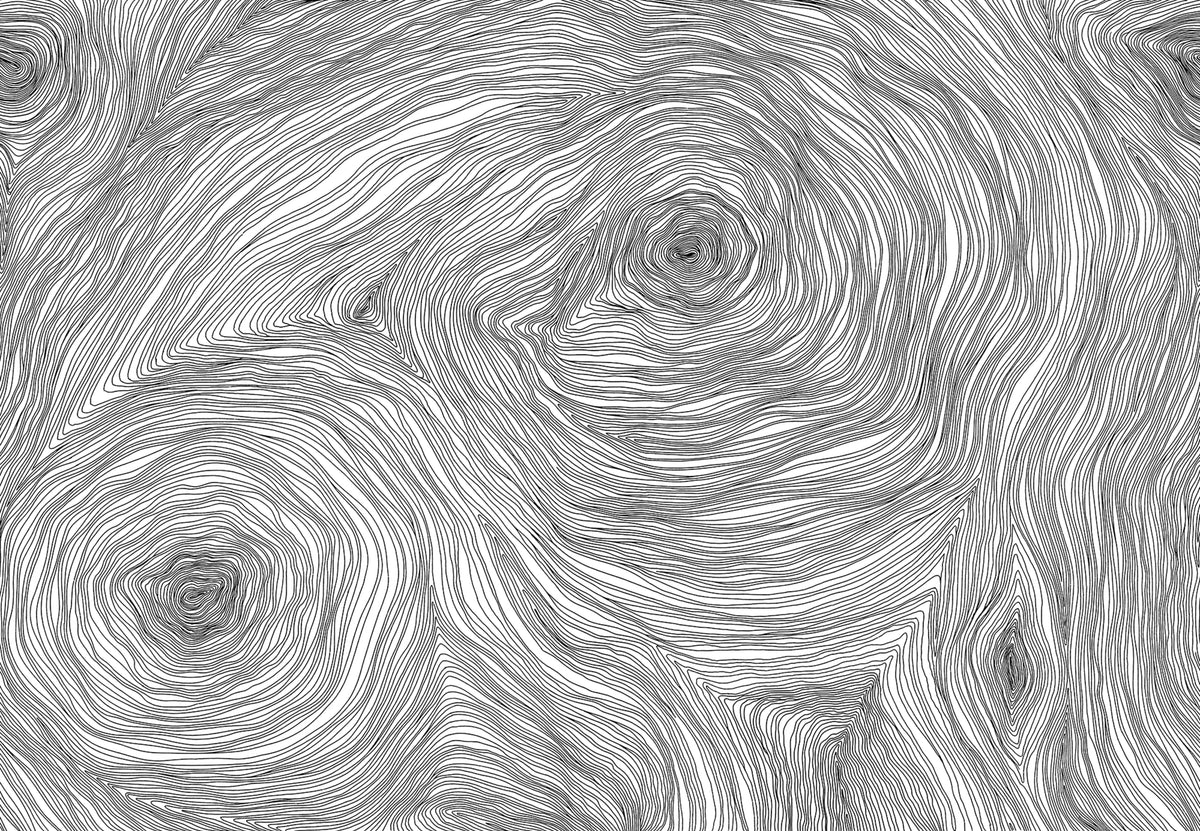 Serenity Graphite Mural Wallpaper - pure wallpaper artwork