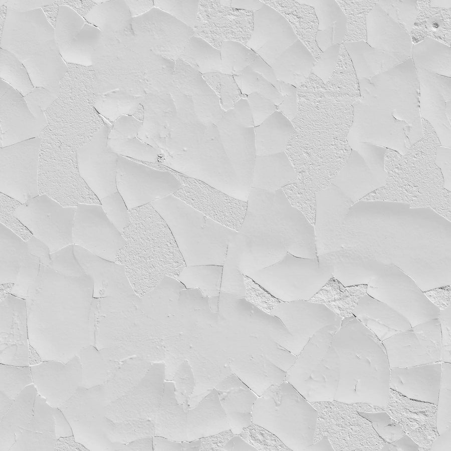 Cracked Art White Mural Wallpaper