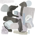 Collage Pastel Mural Wallpaper - pure wallpaper artwork