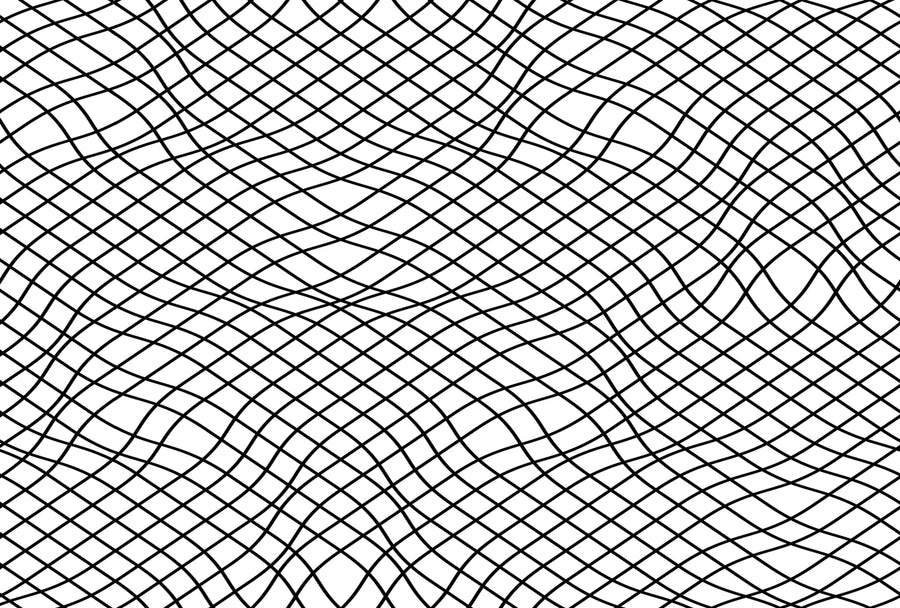 Net Graphite Mural Wallpaper