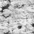 Chubby Clouds, Graphite Mural Wallpaper - pure wallpaper artwork