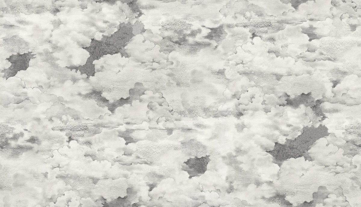 Chubby Clouds, Vintage Mural Wallpaper - pure wallpaper artwork