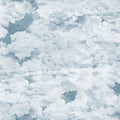 Chubby Clouds, Soft Blue Mural Wallpaper - pure wallpaper artwork