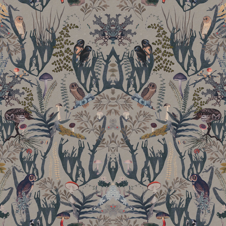 The Swedish Forest Mini, Blue Mural Wallpaper