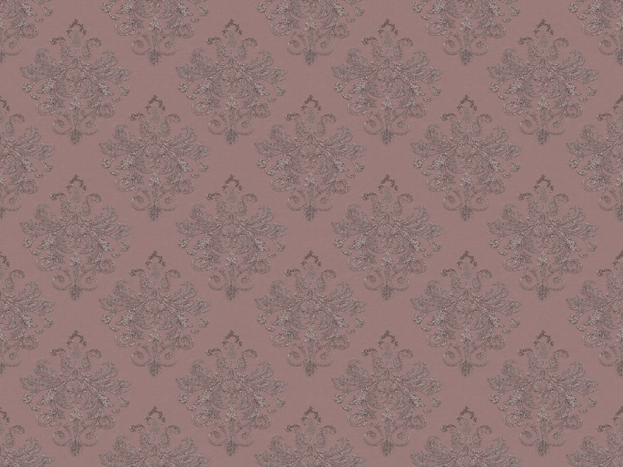 Baroque Pearl, Pink Mural Wallpaper
