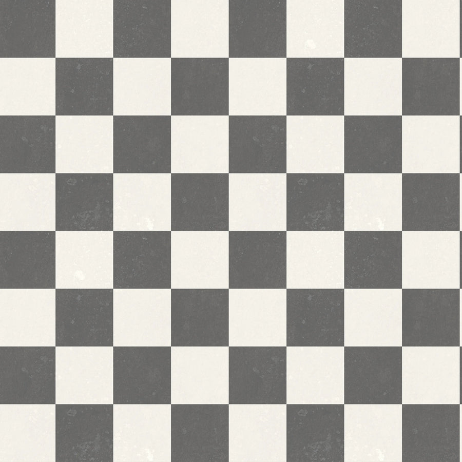 Chess, Black & White Mural Wallpaper