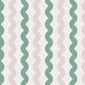 Wobbly Green & Pink Mural Wallpaper - pure wallpaper artwork