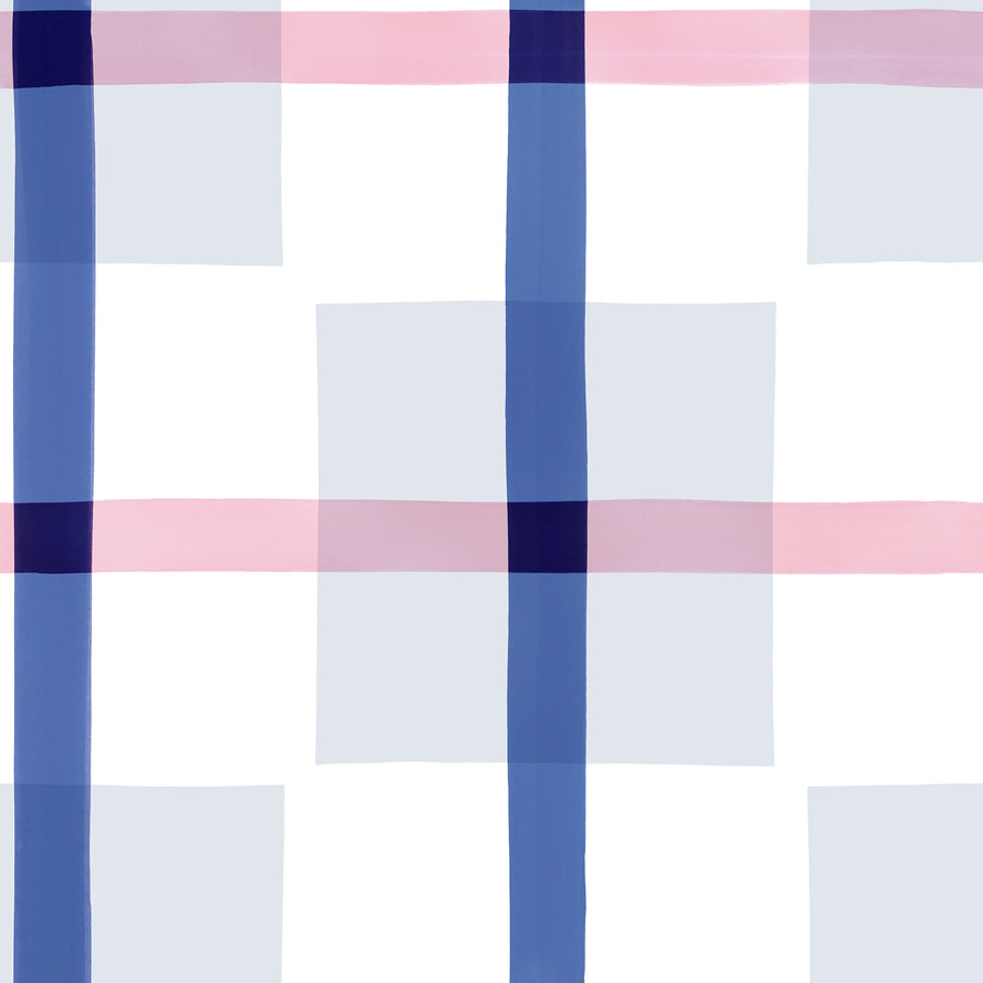 Outside The Box Blue & Pink Mural Wallpaper