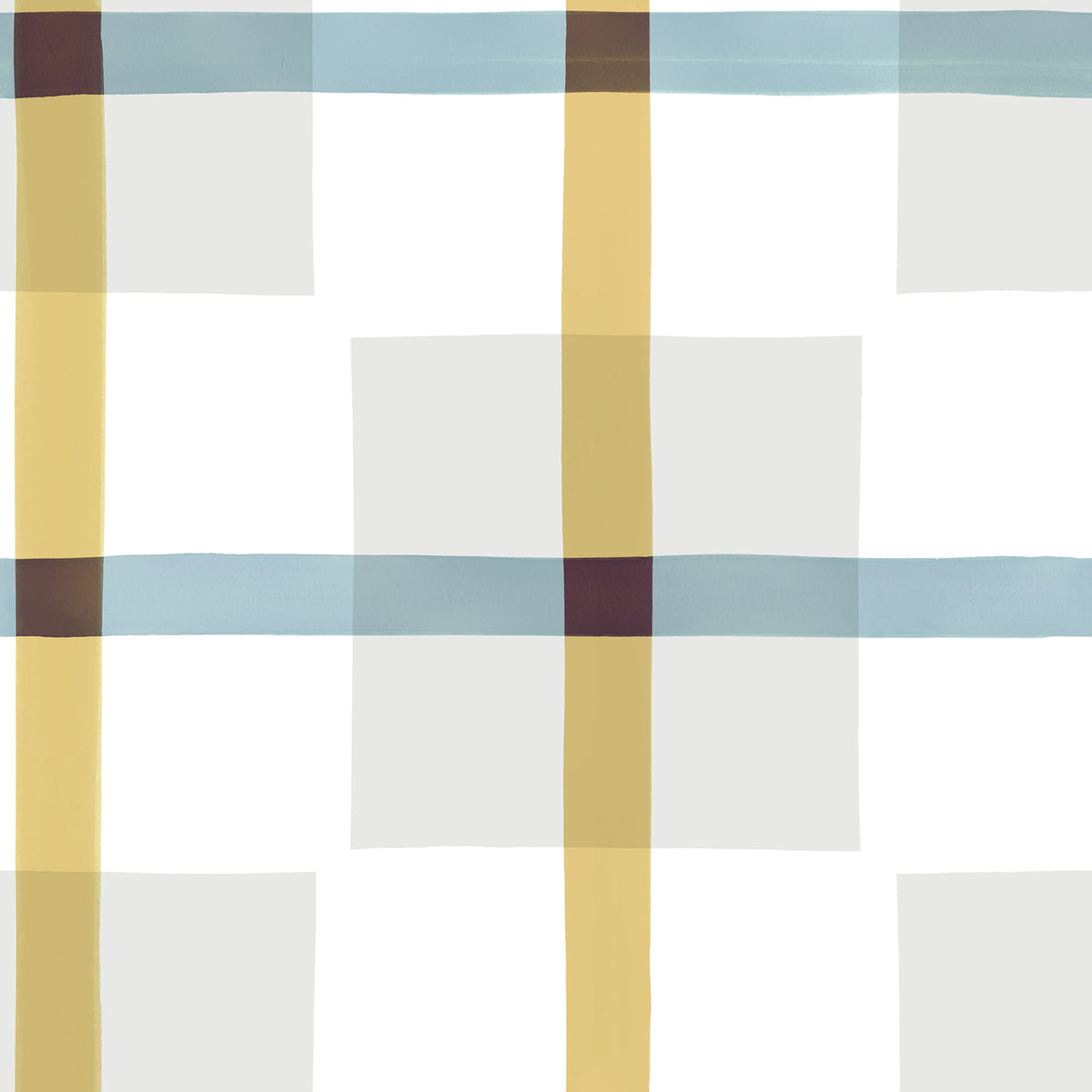 Outside The Box Yellow & Gray Mural Wallpaper - pure wallpaper artwork