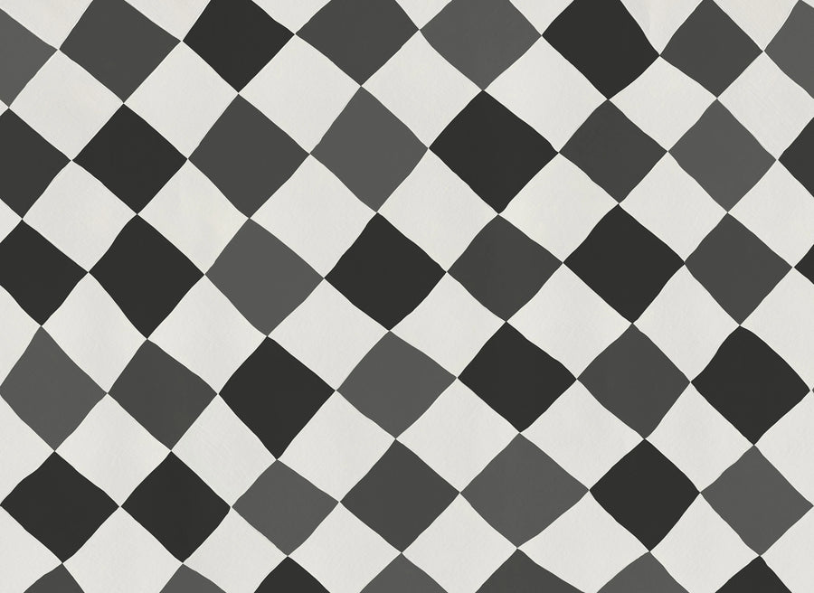 Tremble, Black & White Mural Wallpaper