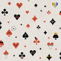 Poker Face, Red Mural Wallpaper - pure wallpaper artwork