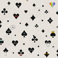 Poker Face, Black Mural Wallpaper - pure wallpaper artwork