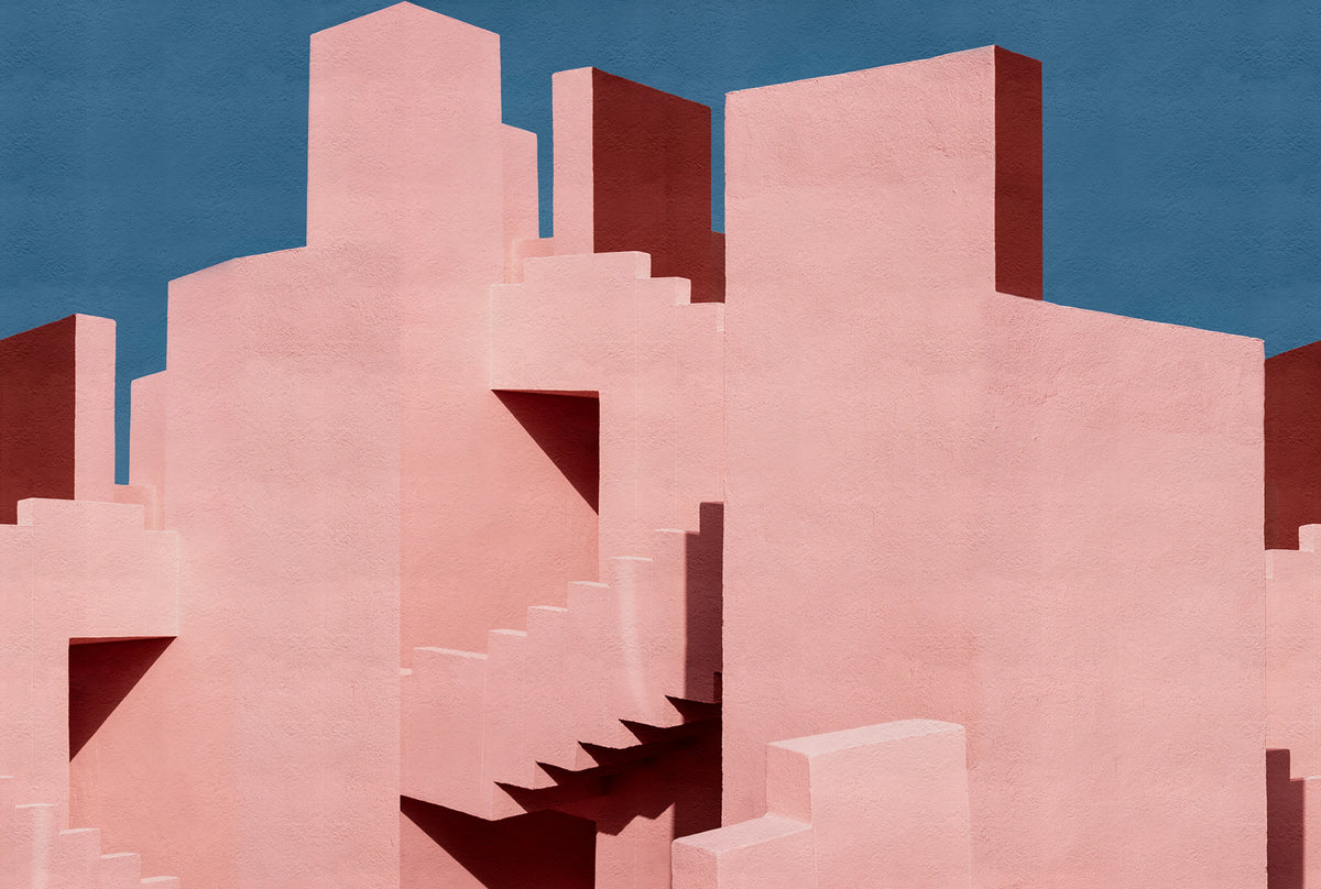 Happy Building, Summer Mural Wallpaper - pure wallpaper artwork