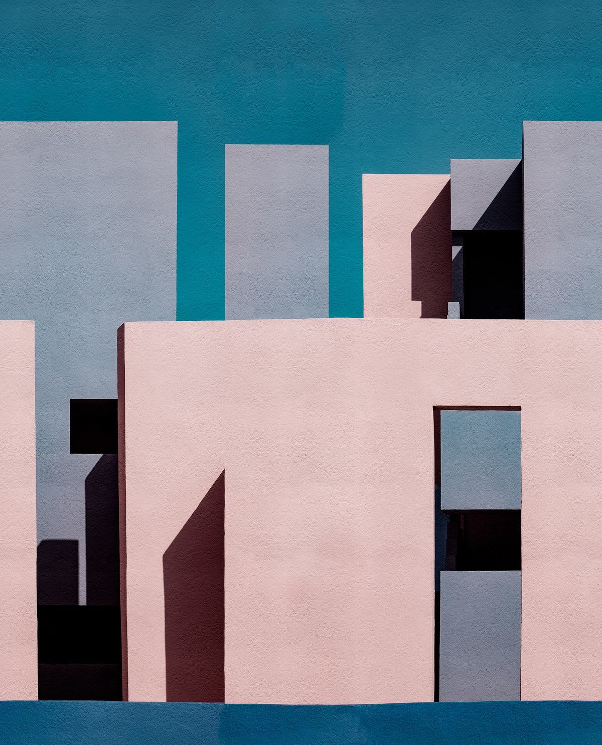 Abstract Building, Pastel Mural Wallpaper - pure wallpaper artwork