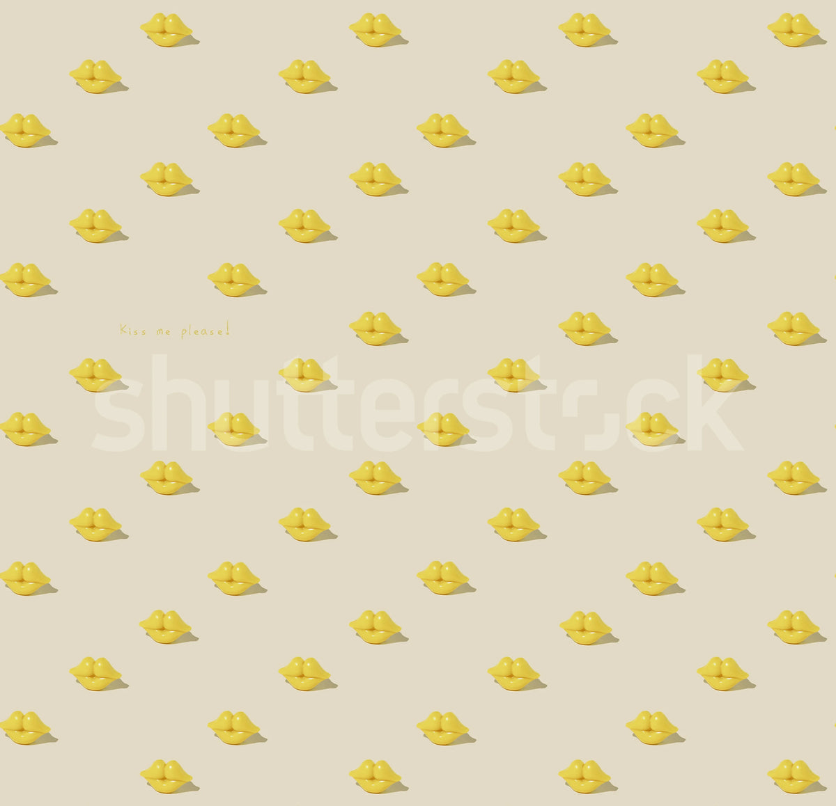 Kissing Booth, Yellow Mural Wallpaper - pure wallpaper artwork