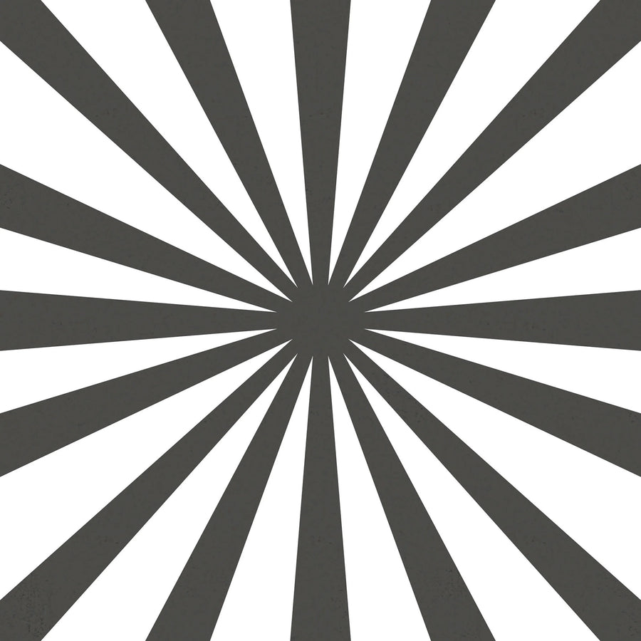 Rays, Black Mural Wallpaper
