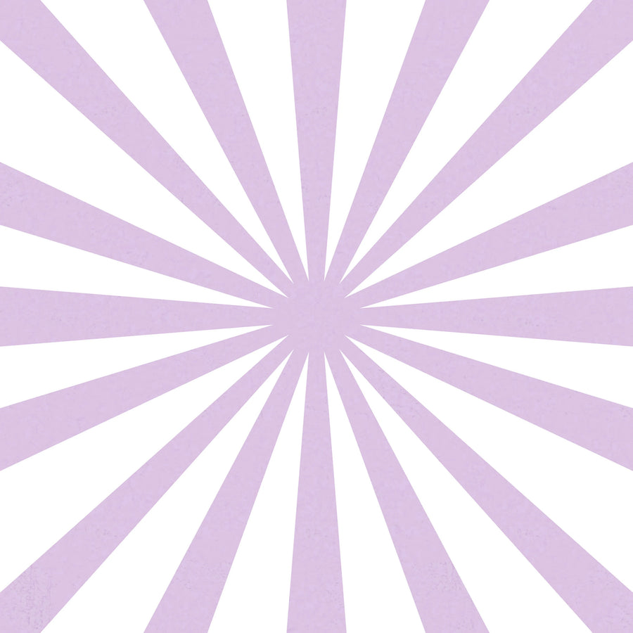 Rays, Lilac Mural Wallpaper