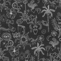 Doodle, Black Mural Wallpaper - pure wallpaper artwork