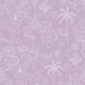Doodle, Lilac Mural Wallpaper - pure wallpaper artwork
