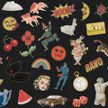 Patches, Black Mural Wallpaper - pure wallpaper artwork
