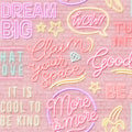 Neon Vibes, Pink Bricks Mural Wallpaper - pure wallpaper artwork