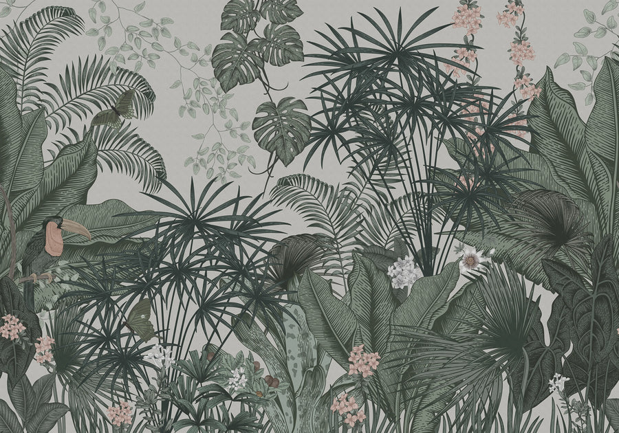 Big Furada, Beige Mural Wallpaper